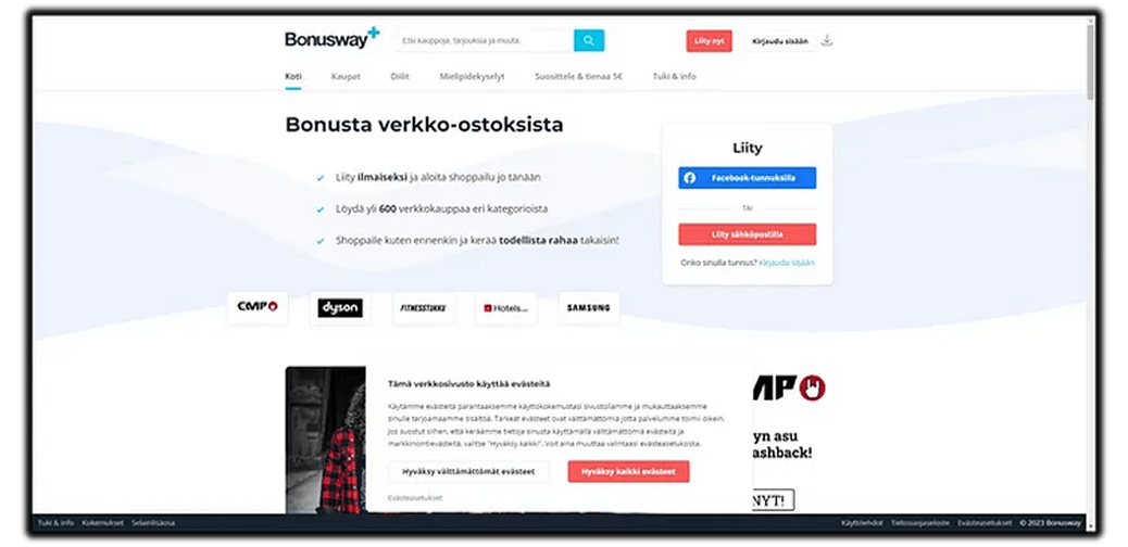 Bonusway website